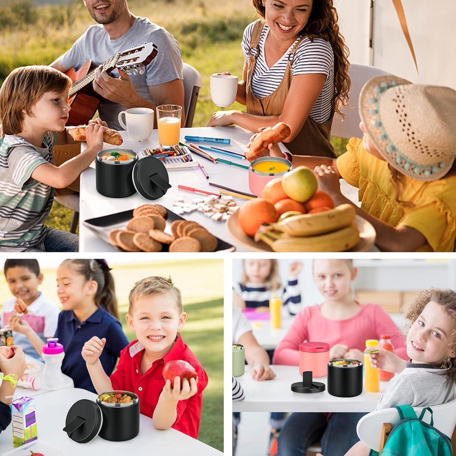 Thermobehälter 560ml Edelstahl Kinder Lunchbehälter auslaufsicher
