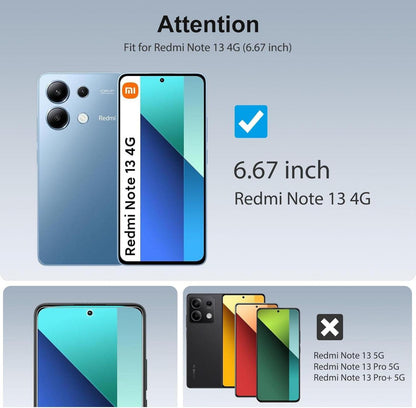 SPARIN Schutzglas für Xiaomi Redmi Note 13 4G, 2+2