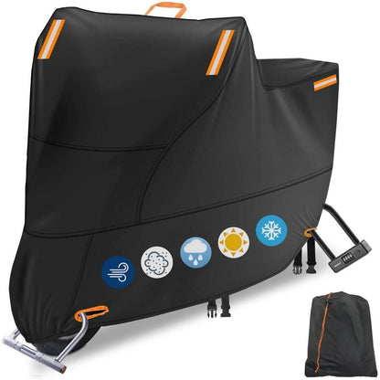 Motorradabdeckung 600D Oxford Wasserdicht Reflektierende