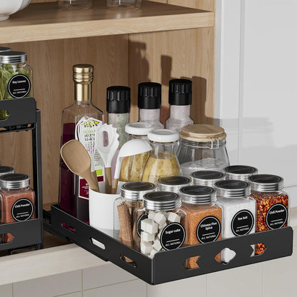 Ausziehbares Gewürzregal für Schrank Organizer Küche