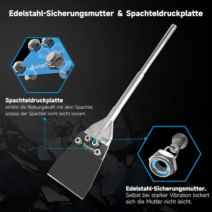 SDS-Max Spachtelmeißel 620mm – Bodenschaber für Klebstoffreste