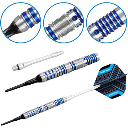 WIN.MAX Dartpfeile 90% Tungsten 3 Stück 16-28g Profi Darts