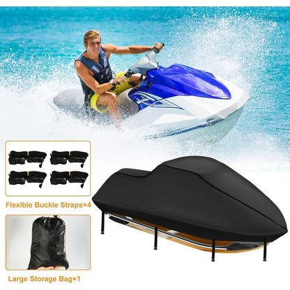 Wasserdichte Jetski Abdeckung 320-343cm mit Belüftung & Schnallen