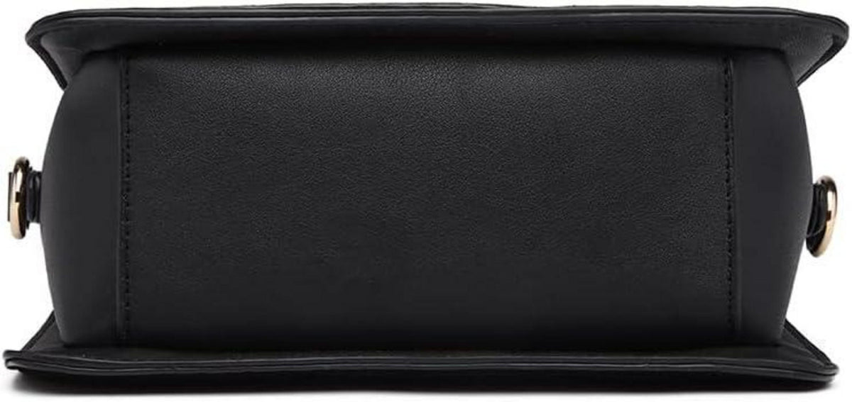 Miss Lulu Damen Umhängetasche Kunstleder Wildleder Vintage Flap