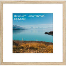 Bilderrahmen 30x30 cm MDF Acrylglas holz Aufhängen