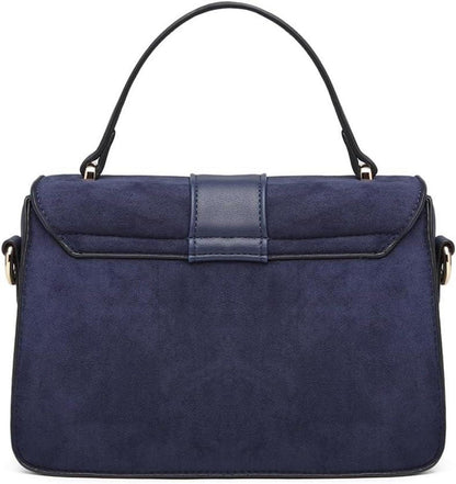 Elegante Damen Umhängetasche Kunstleder Wildleder Vintage - Exquisit
