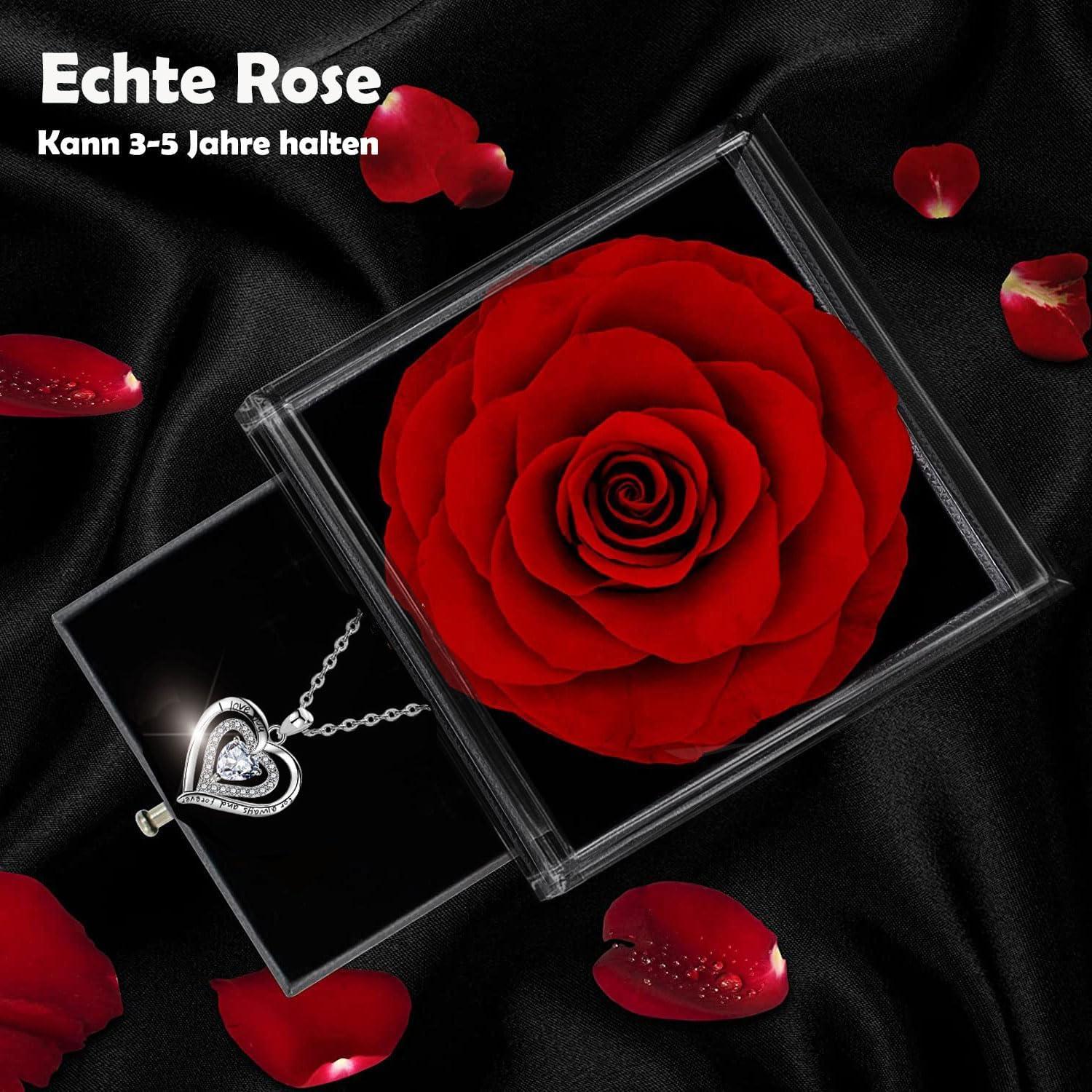 Ewige Rosen Geschenkbox für Frauen Jahrestag Muttertag Valentinstag