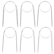 Rundstricknadel Set Edelstahl 80cm – 6 Größen (2,5-5,0mm)