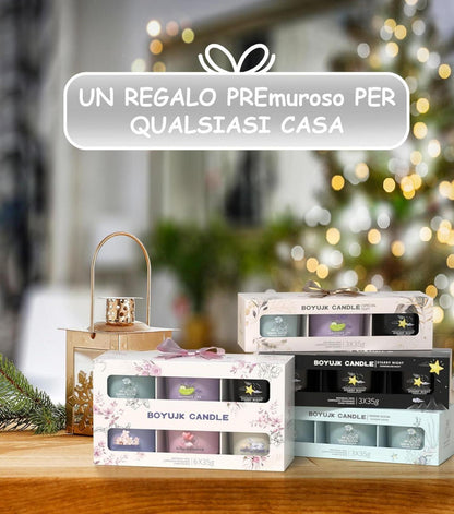 Duftkerzen Geschenkset für Frauen | Entspannungsgeschenk | 3er Set