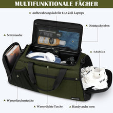 Sporttasche Herren 45L Rucksack mit Schuhfach Nassfach