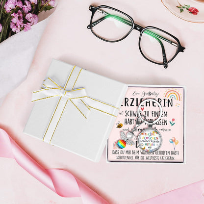 Schutzengel Schlüsselanhänger Dankeschön Geschenk Erzieher Lehrer Grußkarte