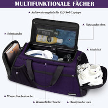 Sporttasche Herren 45L Groß Wasserdicht mit Schuhfach