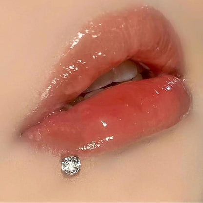 Piercing Set Chirurgenstahl Klar Acryl 16G Labret Tragus Helix Ohrstecker