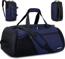 Große Sporttasche mit 45L Fassungsvermögen Navy Blau
