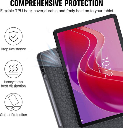 Tablet Hülle für Lenovo Tab M11 11 Zoll mit Stifthalter Schwarz