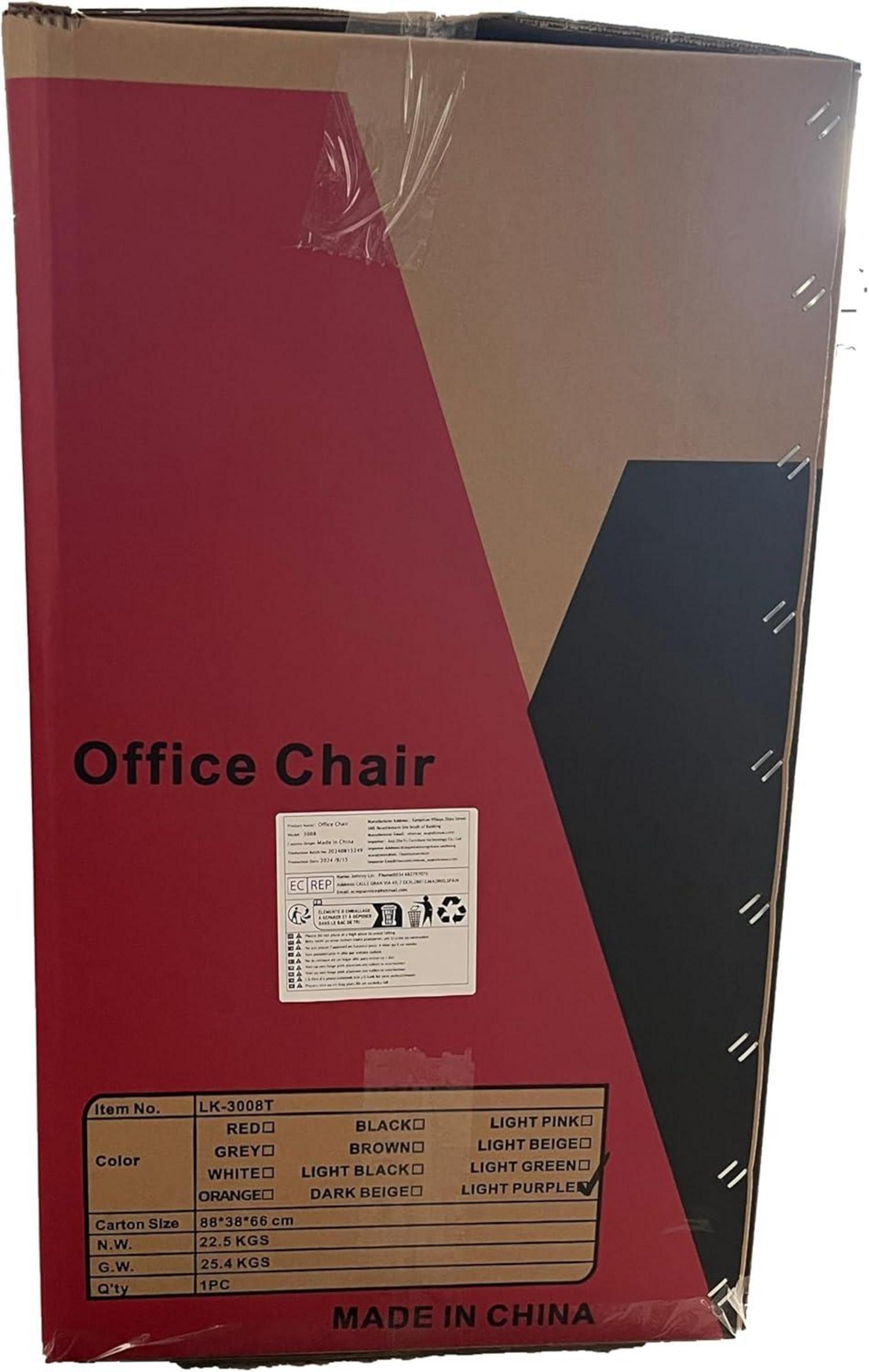 Ergonomischer Bürostuhl mit Fußstütze und Lendenwirbelstütze