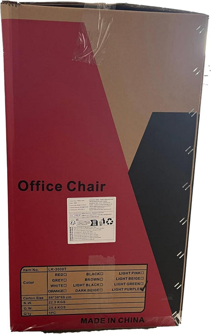Ergonomischer Bürostuhl mit Fußstütze und Lendenwirbelstütze