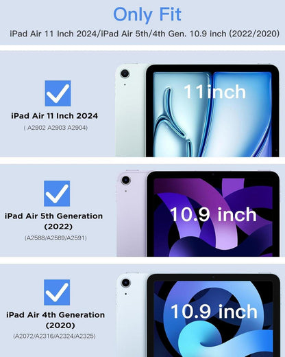 TiMOVO iPad Air 11 Hülle 2024/2022/2020