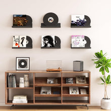 4er Set Kleberegale ohne Bohren, 32cm, Schwarz