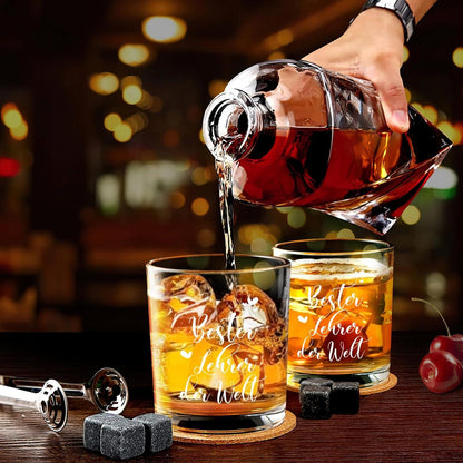 Joymaking Whiskyglas 300ml Lehrer Geschenk mit Gravur