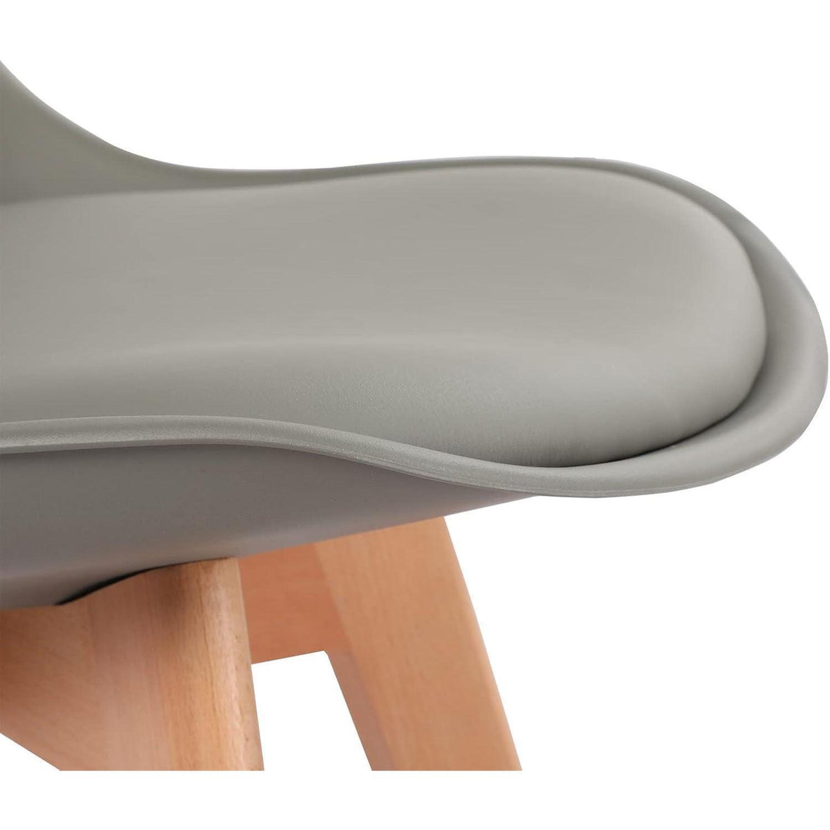 Esszimmergruppe rund, Schwarz & Grau, 4 Personen