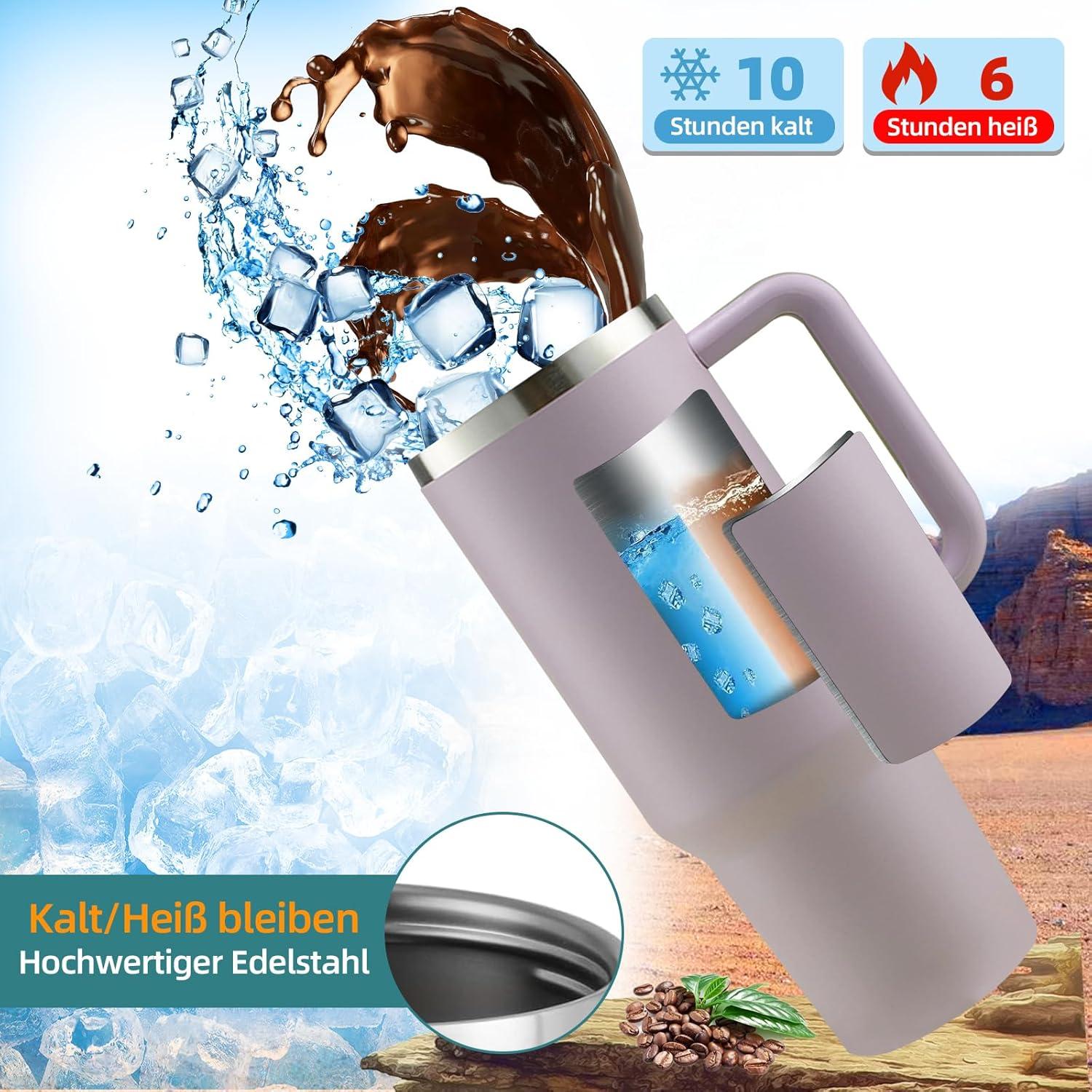 Thermobecher 40oz Edelstahl Isolierbecher To Go mit