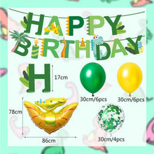 Dino Geburtstag Deko Set XXL Dinosaurier Folienballons Happy