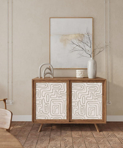 Selbstklebende Tapete Möbelaufkleber Moderne Streifen 44cm x 1000cm wasserdicht