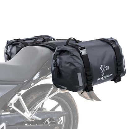 Motorrad Satteltasche 70L Wasserdicht Gepäcktasche Schwarz