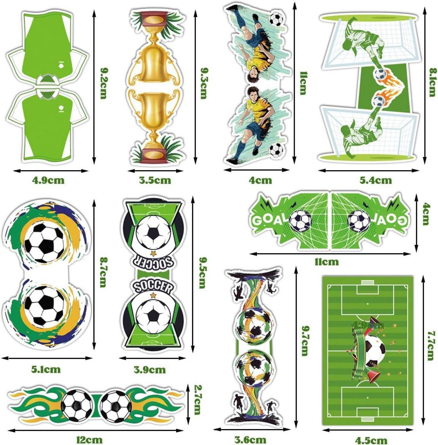 10er Set Magnetische Fußball Lesezeichen für