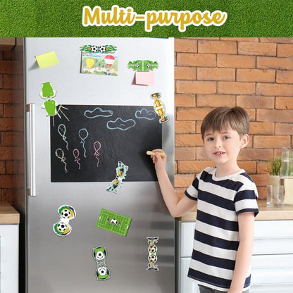 10x Magnetische Fußball Lesezeichen Kinder Jungen Mädchen Schulanfang