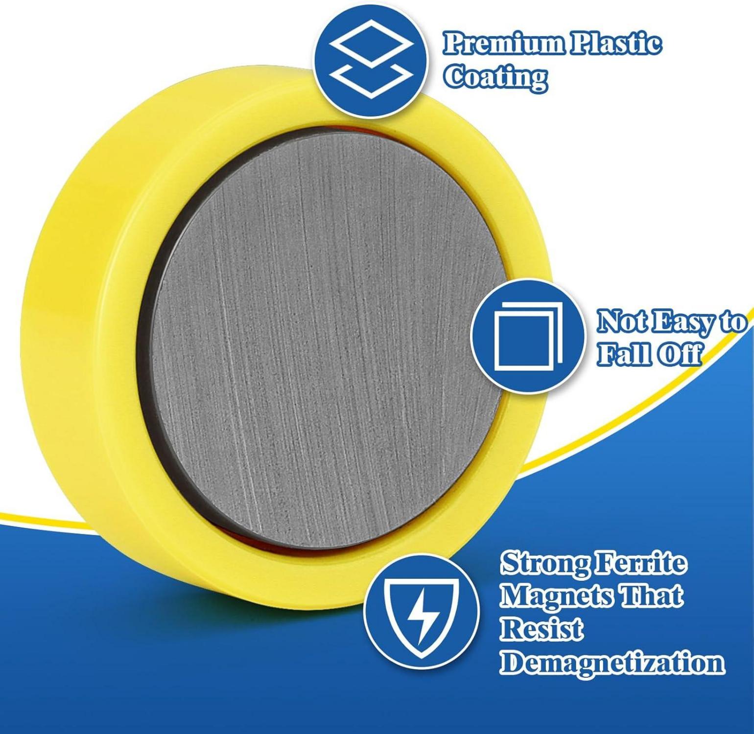 Magnettafel 6 Stück 30x3cm Silber Selbstklebend Magnetleisten mit 16 Magnete