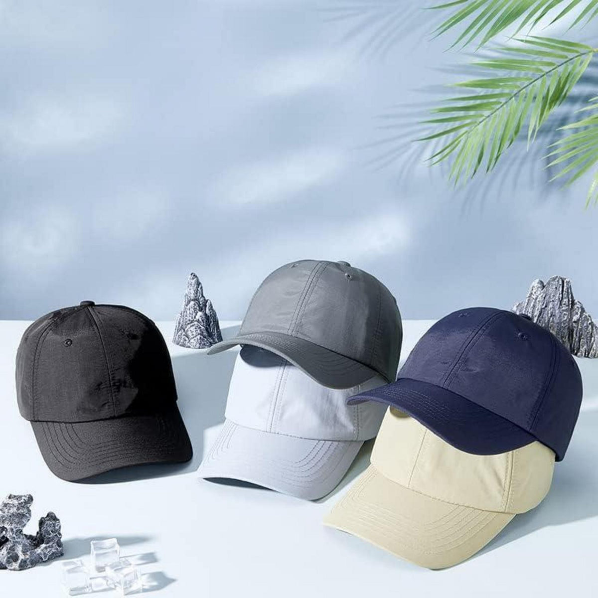 Wasserdichte Baseball Cap Unisex – Dunkelblau
