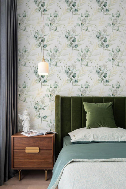 Selbstklebende Blumen Tapete PVC Vinyl Wandfolie 44cm x 300cm