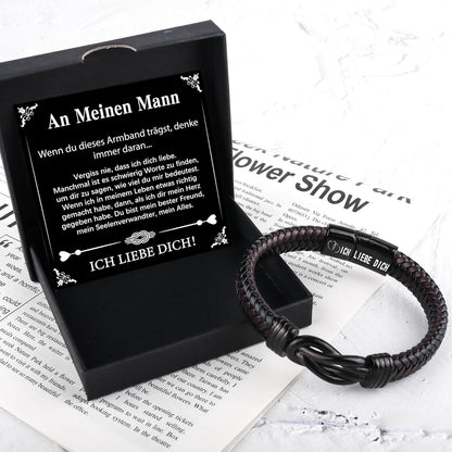 Merclix Armband Geschenke Männer Liebe Dich Valentinstag Geburtstag Jahrestag Weihnachten