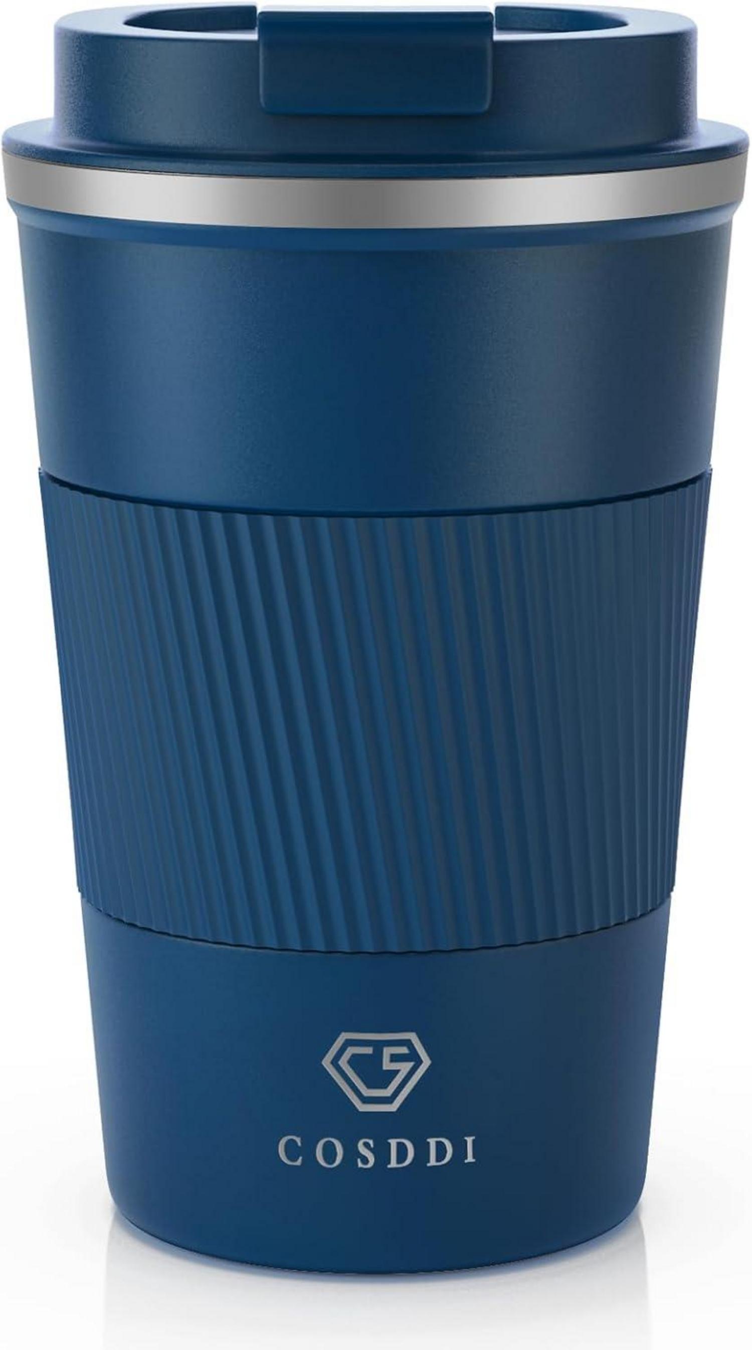Isolierter Edelstahl Thermobecher 18oz Vakuum Reisebecher Handtuch