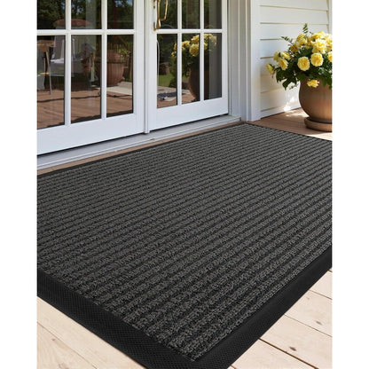 Fußmatte Outdoor Grau 80x120cm - Schmutzfangmatte für Haus & Garten