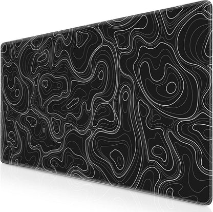 Gaming Mauspad XL 800x300mm Topographisch vernähte Kanten wasserdicht