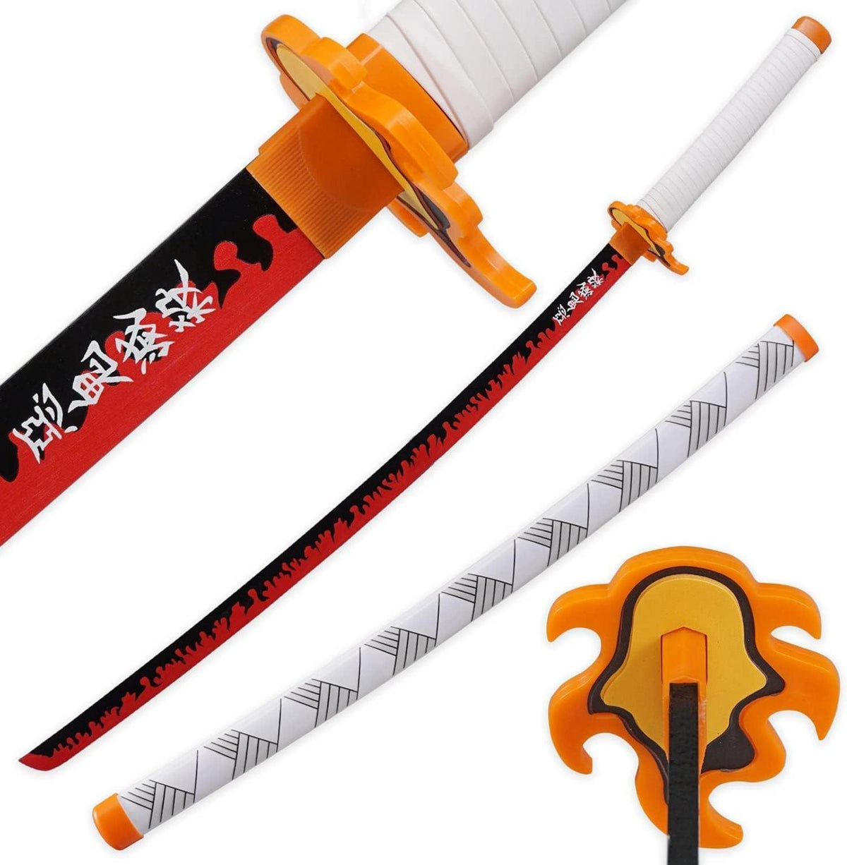 Cosplay Anime Bambus Schwert Katana 103cm Rengoku Kyoujurou