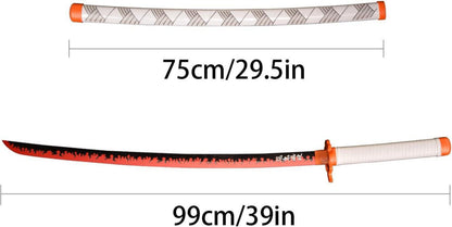 Cosplay Anime Bambus Schwert Katana 103cm Rengoku Kyoujurou