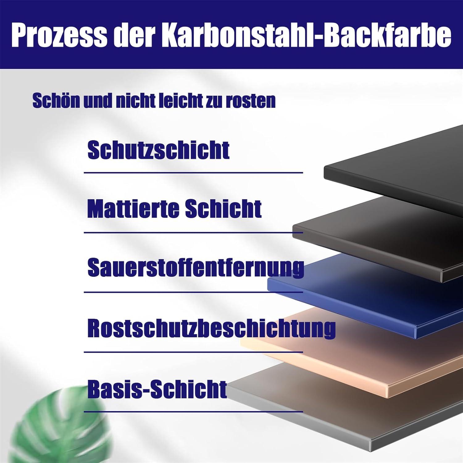 Kimfead 2-stufiges Ausziehbares Mikrowellenregal mit 6 Haken - Schwarz