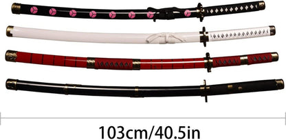 Anime Cosplay Schwert Katana Roronoa Zoro 103cm Bambus