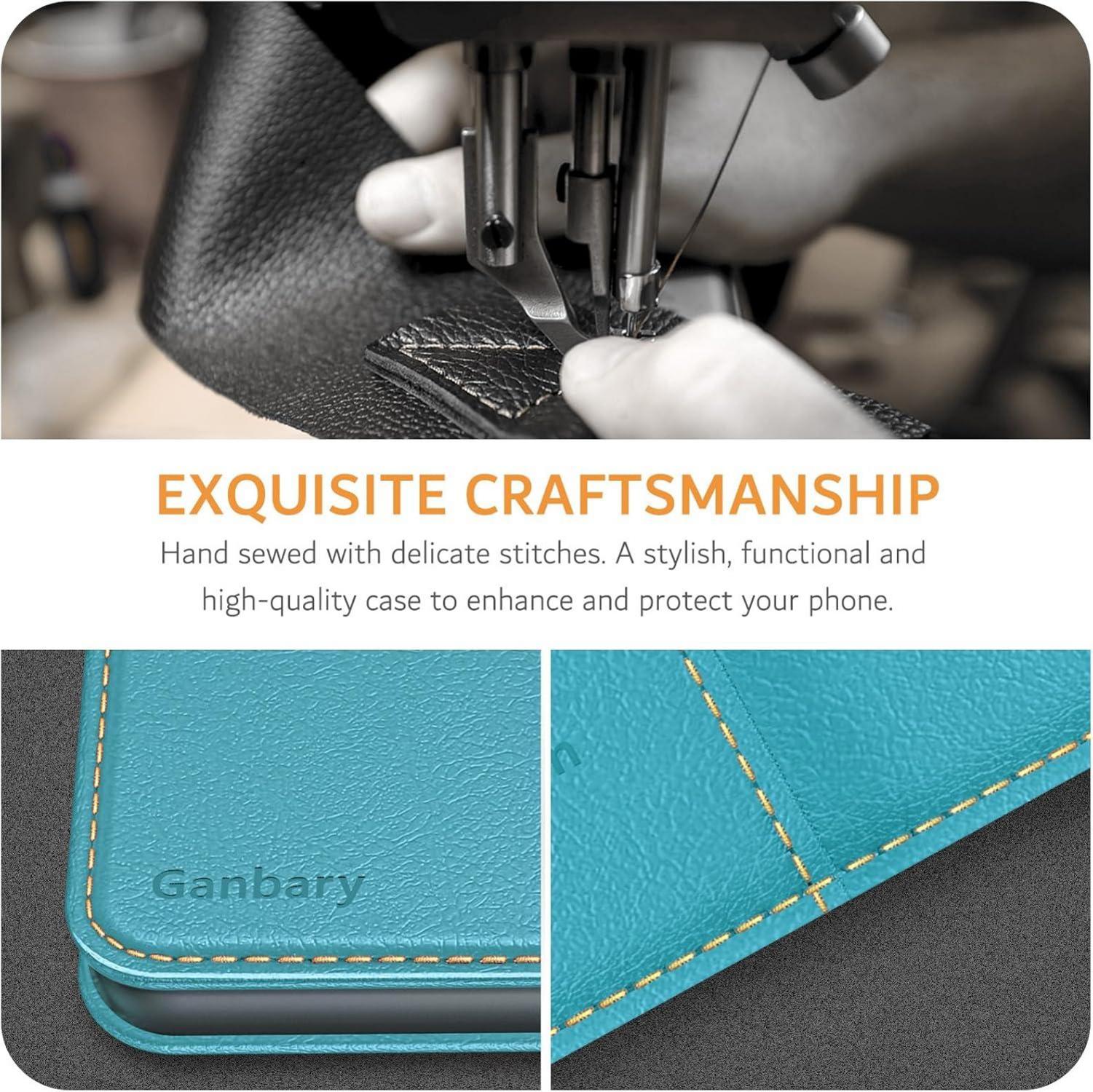 Premium Leder Handyhülle für Xiaomi Redmi 13C / Poco