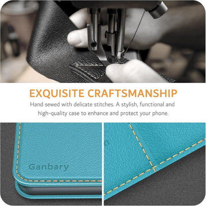 Premium Leder Handyhülle für Xiaomi Redmi 13C / Poco
