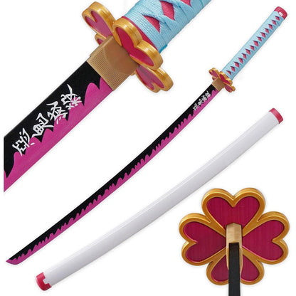 Anime Katana aus Bambus – 103cm, Kanroji Mitsuri Stil