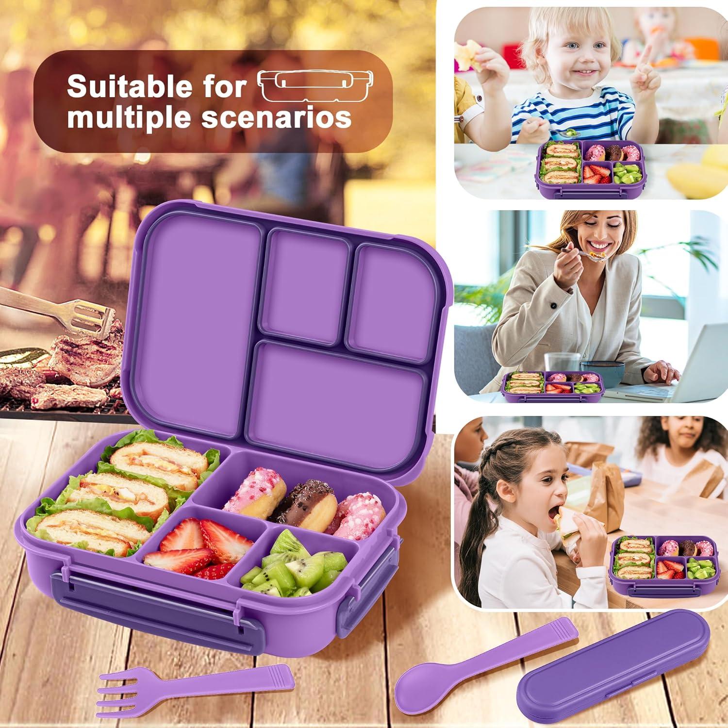Amathley Bento Box Brotdose Kinder 1200ml Lunchbox Auslaufsicher