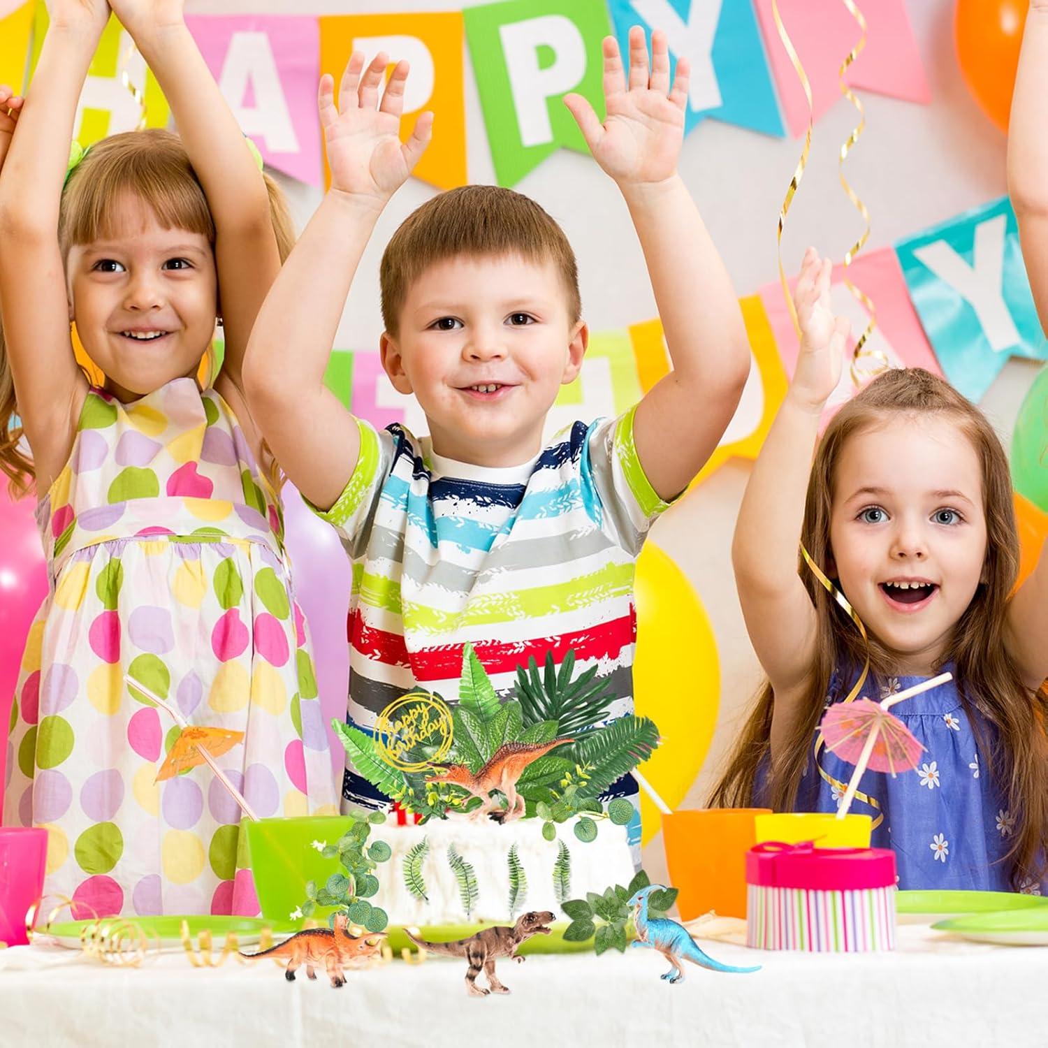 Dinosaurier Kuchendeko Set 25 Stück Cake Topper Geburtstag Party