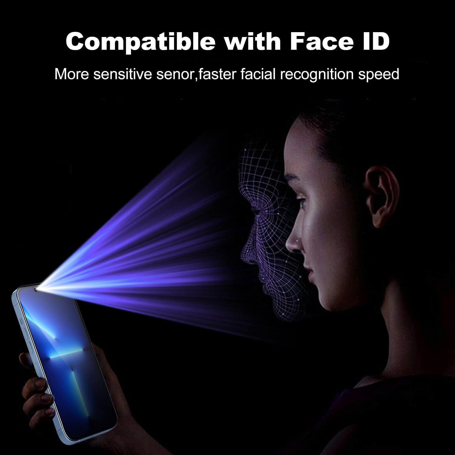 Hartglas Anti-Spionage-Displayschutz für iPhone 13 Pro Max