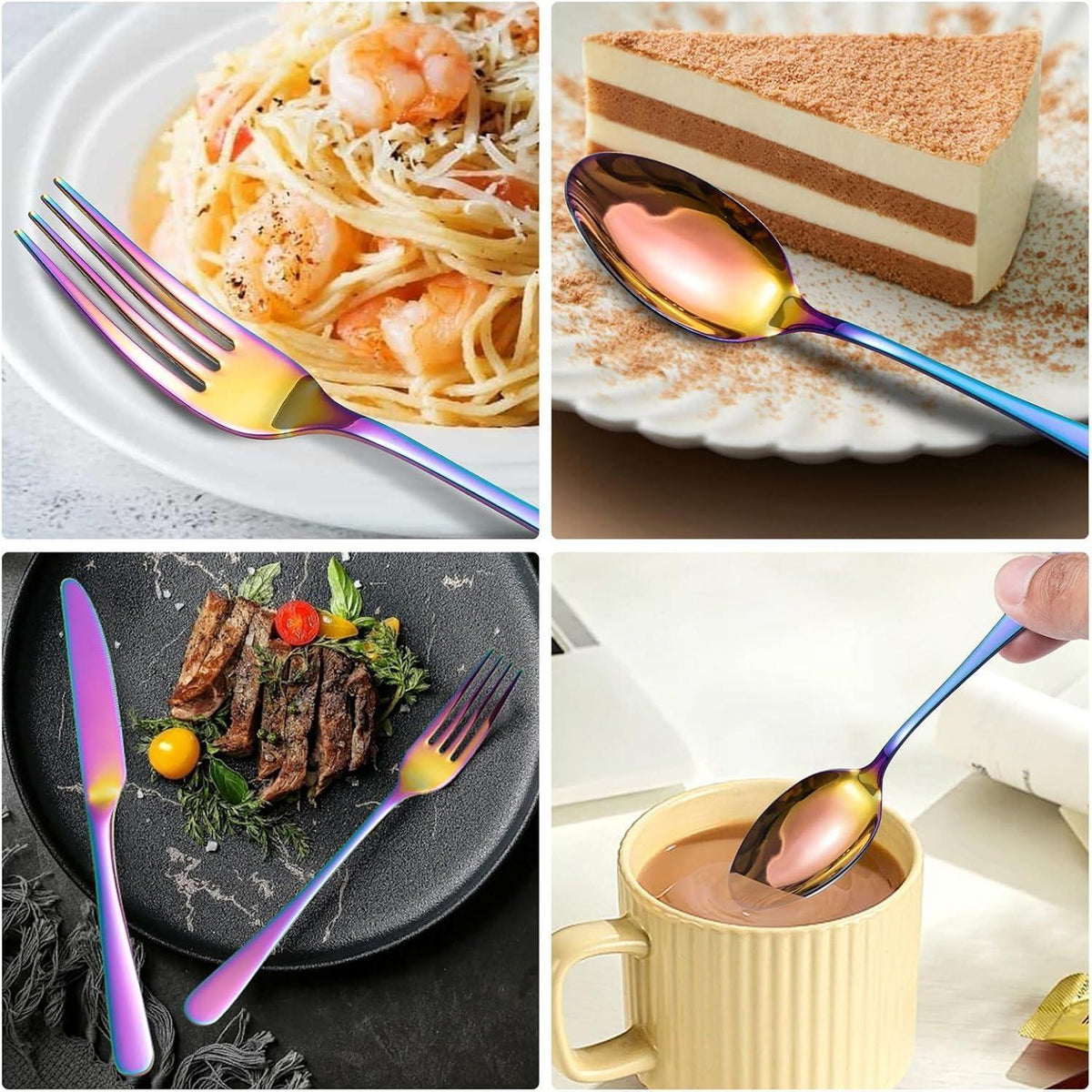 30-teiliges Edelstahl Besteckset für 6 Personen – Spiegelpoliert & Spülmaschinenfest