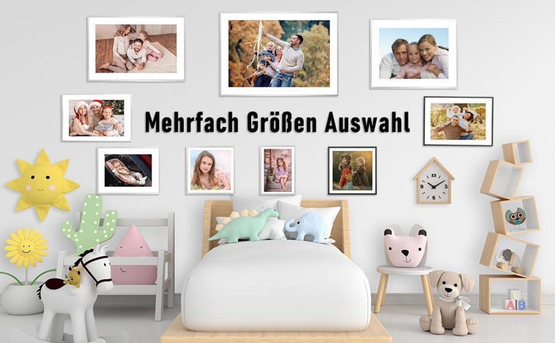 Bilderrahmen Aluminium 30x45 Schwarz Metall Acrylglas modern Rahmen Passepartout